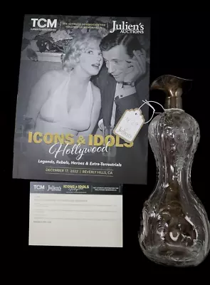 Marilyn Monroe Personally Owned Etched Glass Decanter Not Signed Juliens Auction • $4995