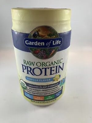 $35 • Buy Garden Of Life Raw Organic Protein, Vanilla, 21.86oz Vegan Clean April, 2024