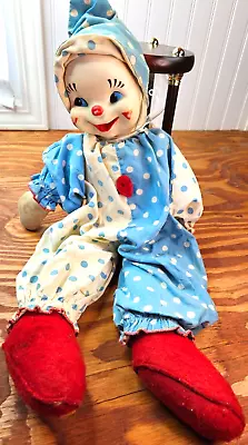 Rare Rubber Face GUND Creation Vintage  19  CLOWN J. Swedlin Co 1958. Joe Clowny • $55