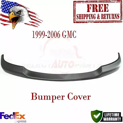 Front Bumper Upper Cover Primed For 1999-2006 GMC Sierra 1500 Yukon XL 1500 • $114.15