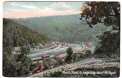 Mauch Chunk Pennsylvania PA Lehigh Valley Foot Of Mt. Pisgah Vintage Postcard • $5