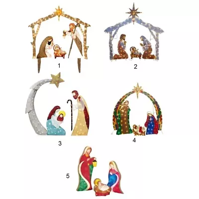 Christmas Religious Figurine Acrylic Ornament Gifts Home Decor Acrylic Material • $23.86