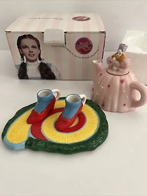 Vandor Wizard Of Oz Glinda The Good Witch Mini Ruby Slippers Teapot Set RARE • $99