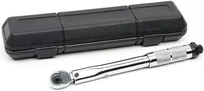 1/4-Inch Drive Click Torque Wrench Adjustable Ratcheting Hand Tool 5-25NM Drive  • $16.79