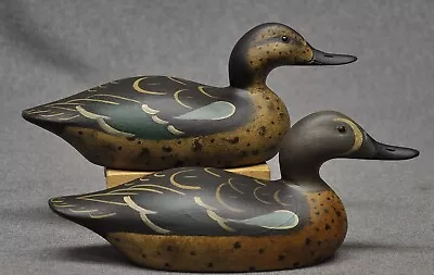 MASON STYLE PREMIER GRADE Blue-winged Teal PAIR Duck Decoy Darkfeather Freedman • $750