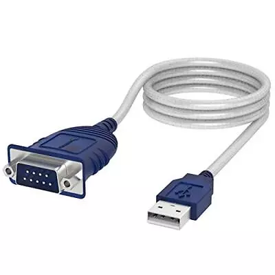 Sabrent USB 2.0 To Serial (9-Pin) DB-9 RS-232 Converter Cable 6-Feet (CB-9P6F) • $11.99