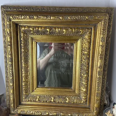 Vintage Baroque Gold Gilt Mirror Framed Museum Quality Heavy • $288.95