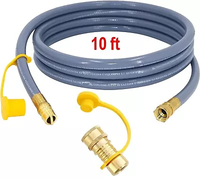 10 Feet 3/8  Natural Gas Hose With Quick Connect 3/8 Includes Quick Connect • $24.99