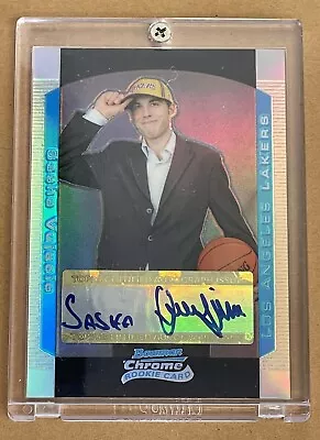 2004-05 Bowman Chrome Rookie Card #154 SASHA VUJACIC Auto 29/50 • $54.95