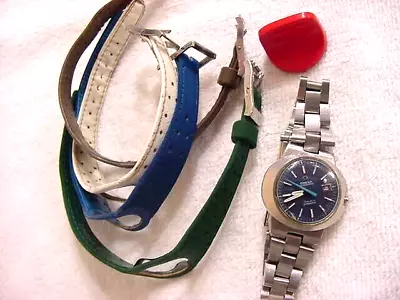 Vintage Antique Space Age Lady OMEGA DYNAMIC AUTOMATIC Watch + • $89