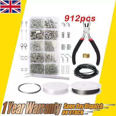 £8.59 • Buy DIY Wire Findings Pliers Necklace Repair Set Jewellery Making Starter Kit Tool