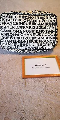 Chanel VIP Pouch White Canvas Pouch  • $220