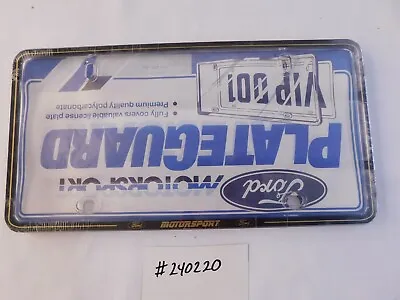 NOS OEM Ford License Plate Frame Motorsport 1984 1985 1986 1987 1988 Mustang +++ • $129