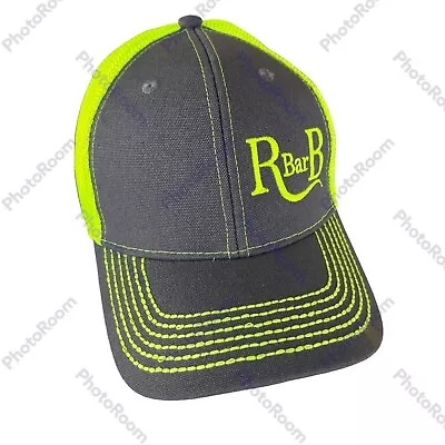 R Bar B Farm+Outdoors Optic Yellow GrayTrucker Cap Hat Snapback • $9.97