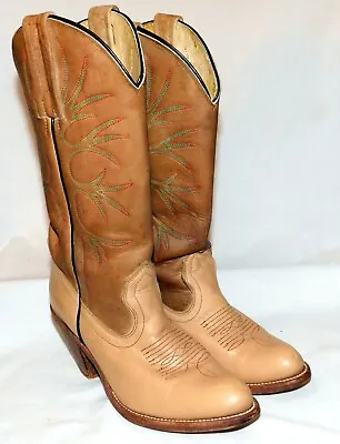 Frye 6187 Ivory Western  Cowboy Boots Womens 6.5B • $60