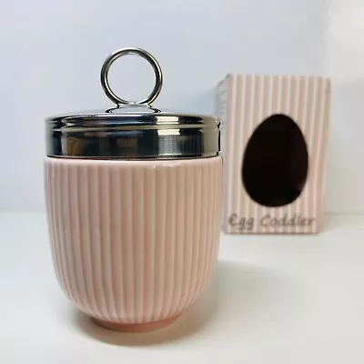 BIA International Pink Ribbed  Egg Coddler - New In Box • £15