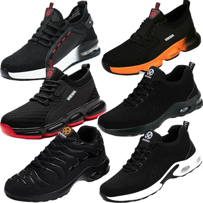 £22.95 • Buy Safety Shoes Trainers Mens Womens Lightweight Steel Toe Cap Work Boots Uk Sizes