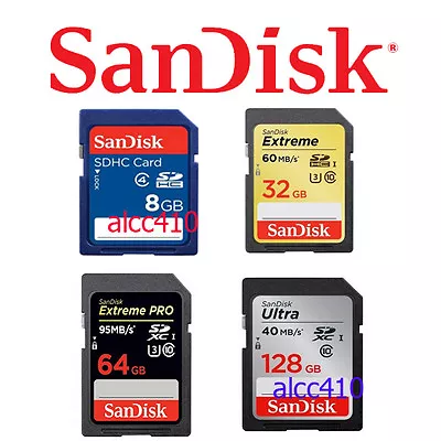 SanDisk 8GB 16GB 32GB 64GB 128GB SD Card Ultra Extreme Pro SDHC SDXC Class 10 • $43.95