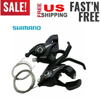 New Shimano ST-EF51 3 7 8 21 Speeds GEAR MTB Bike Shifter Lever Right Left Combo • $9.39