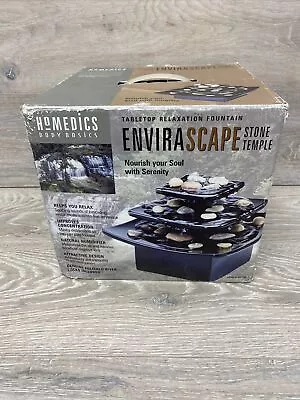 Homedics Envirascape Fountain Stone Temple Relaxation Tabletop WF-TEMP • $40