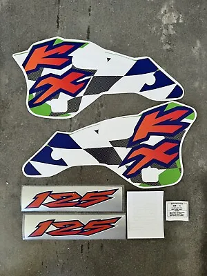 Kawasaki KX125 1997 Reproduction Decal Set / Sticker Kit • $155