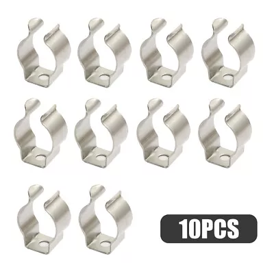 10pcs T5 Holder LED Tube Lamp Bases U Clip T5 Fluorescent Tube Clip Holders • £3.31