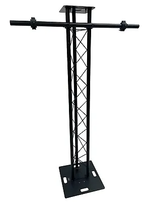 $479.99 • Buy 6.56 FT Black Plasma TV Mount Stand Stage DJ Lighting Truss Totem 10 X10  Truss
