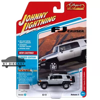 Johnny Lightning Classic Gold 2007 Toyota Fj Cruiser 1/64 Silver Jlsp278 A • $7.90