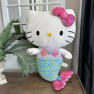 Hello Kitty Sanrio Large 19  Stuffed Animal Plush Mermaid Doll Toy Kawaii Big • $14.99