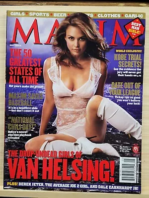 Maxim Magazine May 2004 Josie Maran Dale Earnhardt Kobe Bryant Larissa Meek • $4