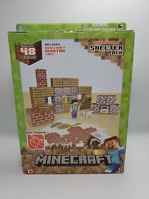 Minecraft Overworld Shelter Pack Paper Craft NIB • $10
