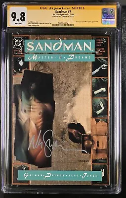 Cgc 9.8 Sandman #7 Signed By Neil Gaiman!!!  Top Census!  Won't Find Another! • $350