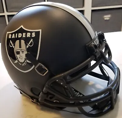 Look! Custom Las Vegas Oakland Raiders Full Size Authentic Helmet Size Large #5 • $299.99