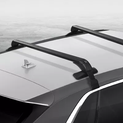 Universal Car Roof Rack Cross Bars 90cm Aluminium Adjustable Lockable 45kg • $61.21