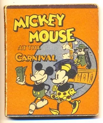 MICKEY MOUSE AT THE CARNIVAL VG Wee Little Books Whitman 1934 • $30