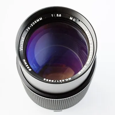 Vivitar 75-205mm F/3.8 MC Macro Focusing Zoom Lens Olympus OM Mount • $19.99