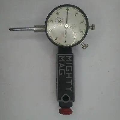 MITUTOYO Dial Indicator No 2416-10 .001” - 1.000  And Mighty Mag Base • $59