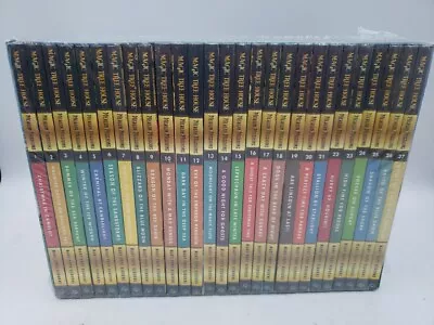 Magic Tree House Merlin Missions Complete Collection 1-27 Set Box Plastic Ripped • $58.99