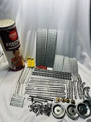 Gilbert Erector Set Engineer Set 10032 Building Toy USA Made Unknown If Complete • $29.97