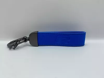 VW R Line Blue Suede Keyring Golf R Keyring Stitched Keychain Motoring Gift • £7.99