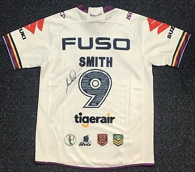 $299 • Buy MELBOURNE STORM JERSEY SIGNED BY CAMERON SMITH COMES WITH ITS OWN C.O.A No2