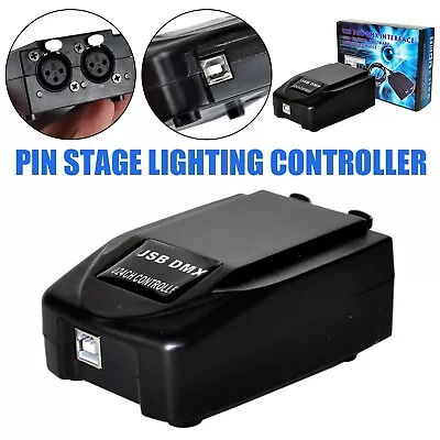 FOR Martin Light Jockey 1024 Channels USB 3PIN DMX Stage Lighting Controller RA • $111.14