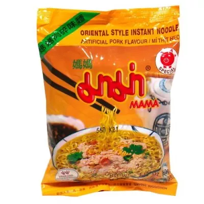 Mama Noodles Noodles Pork 2.1 Ounces (Pack Of 30) • $52.45