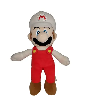 Super Mario Bros Wii MARIO Beanie Plush Stuffed Doll Toy 10  White Hat 2017 • $7.99