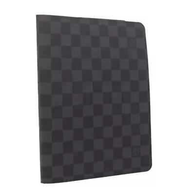 LOUIS VUITTON Damier Graphite Agenda Bureau Note Cover R20974 LV Auth Yk9938 • £318.06