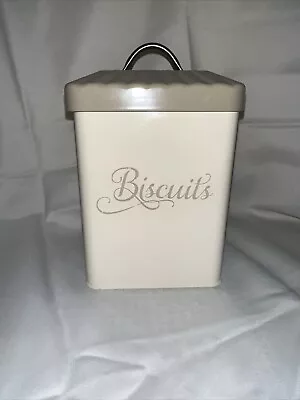 Typhoon Retro Mid Century Square Biscuits Kitchen Canister 7.5” • $18.98