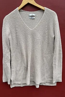 Vince Cashmere Sweater XS Blush Pink V Neck Pullover Tunic • $49.50