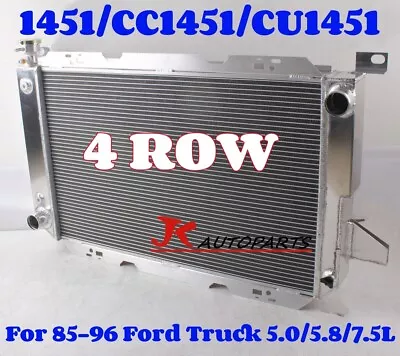 4 Row Radiator For 1983-1997 96 F-Series F100 F150 F250 F350 F450 Bronco 351 460 • $219