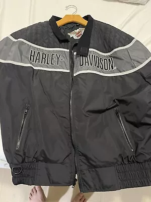 Harley Davidson Racing Motorcycle Jacket Mens Xxl Shirt • $50