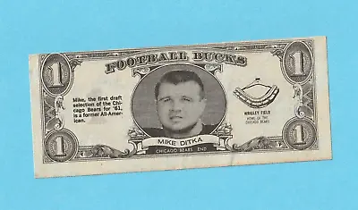 1962 Topps Bucks Mike Ditka Rookie Year Chicago Bears EX • $24.99